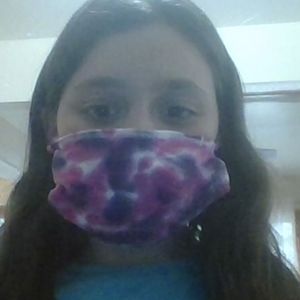 adults size tie dye mask